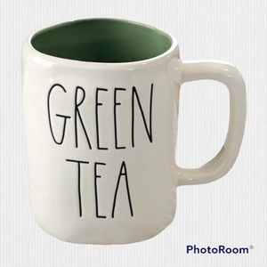 Rae Dunn GREEN TEA mug